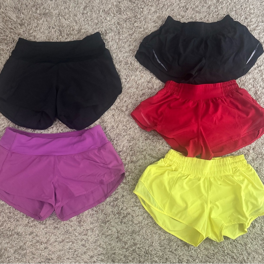 Women’s’ Lululemon Shorts 5pc Bundle